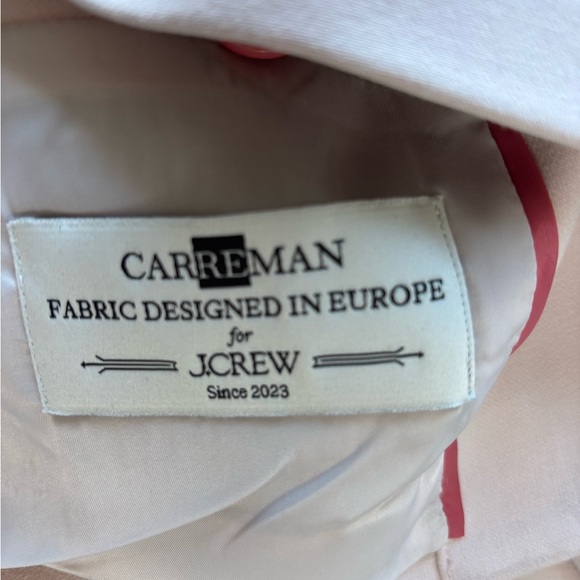 J Crew Cropped Lady Blazer In four season stretch Peach Petal Fall 2025 Size2 - Picture 5 of 9